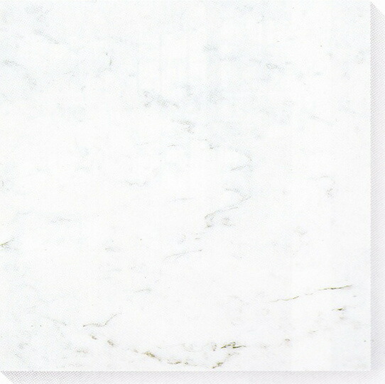 大理石　ビアンコカララ　白　床・壁・リビング・玄関　規格サイズ　磨き　一枚からの販売・単価　クールマット・のし台としても　600角（60センチ）　600x600x20