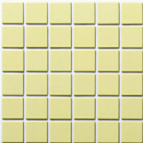 タイルシール モザイクタイル シール シート 25角 黄色 イエロー
