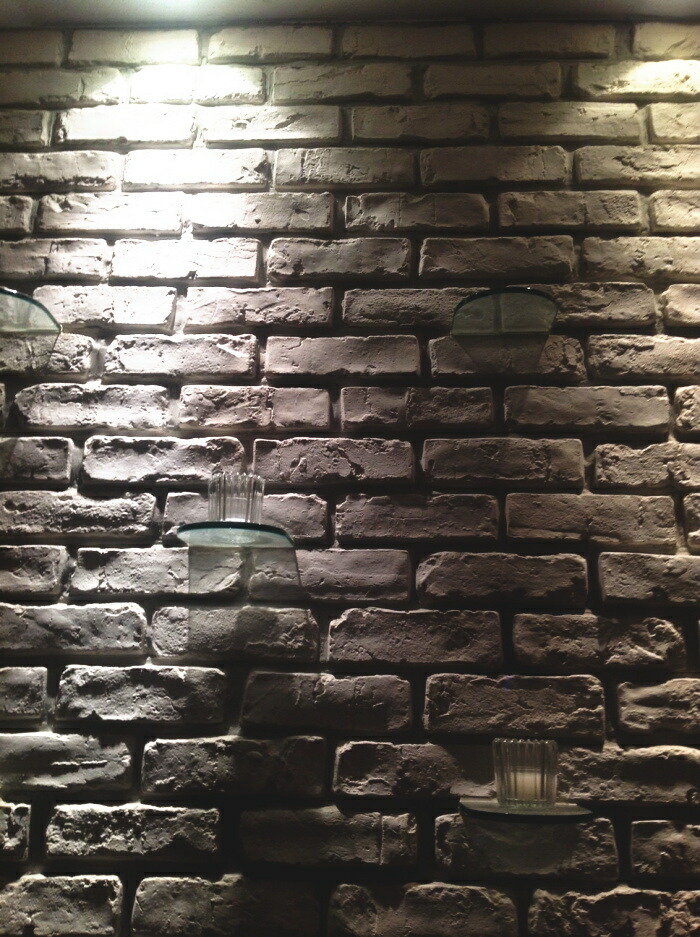 レンガ タイル 外壁 壁用 ブリックタイル アンティーク 白色