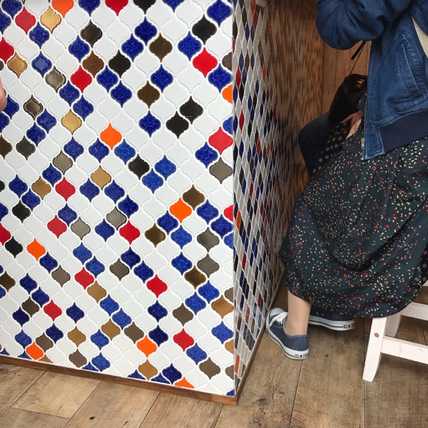 モザイクタイル シート 磁器 ランタン アンティーク ビンテージ