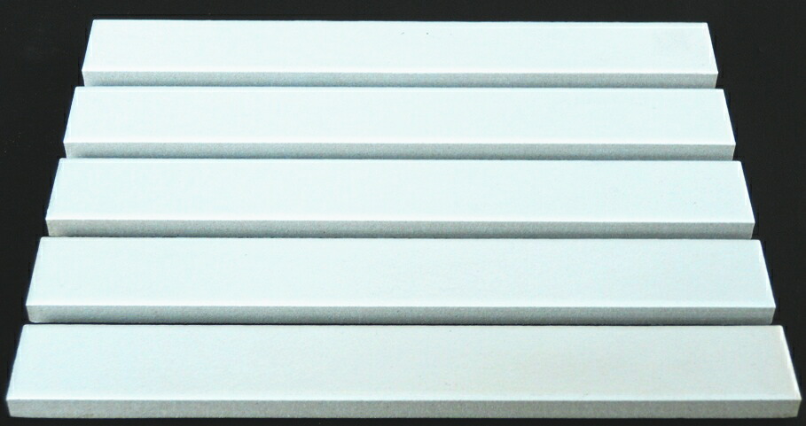 外壁・内壁用ボーダー磁器タイル 白マット色艶な...の詳細画像1