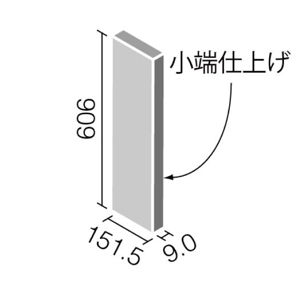 エコカラットプラス スモークウッド 606×151角平 ECP-615/SMW1 グレー