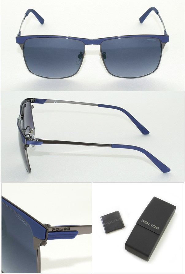 国内正規品 POLICE (ポリス) サングラス SPL570N-0568 メンズ UVカット