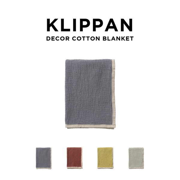 KLIPPAN 並行輸入品 日本未発売 DECOR COTTON BLANKET