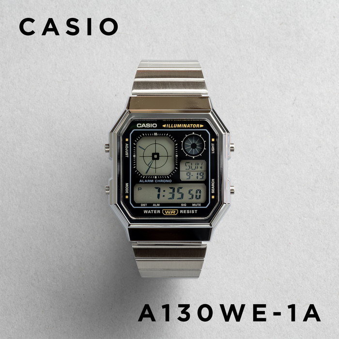 CASIO STANDARD MEN カシオ A130WE 腕時計 時計 ブランド メンズ レディース チープカシオ チプカシ デジタル ギフト プレゼントの画像