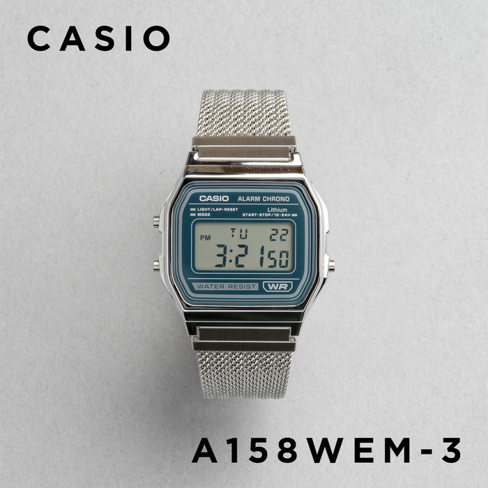 スタンダード デジタル CASIO STANDARD MEN カシオ A158WEM 腕時計
