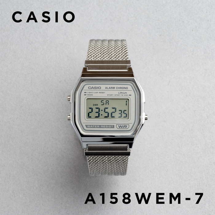スタンダード デジタル CASIO STANDARD MEN カシオ A158WEM 腕時計