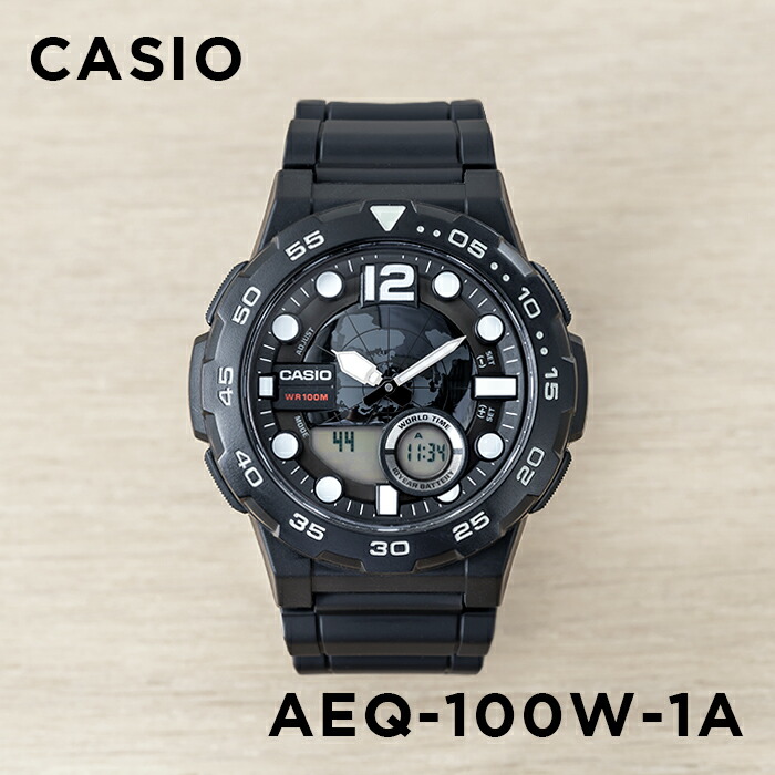 スタンダードアナデジ 並行輸入品 10年保証 日本未発売 CASIO