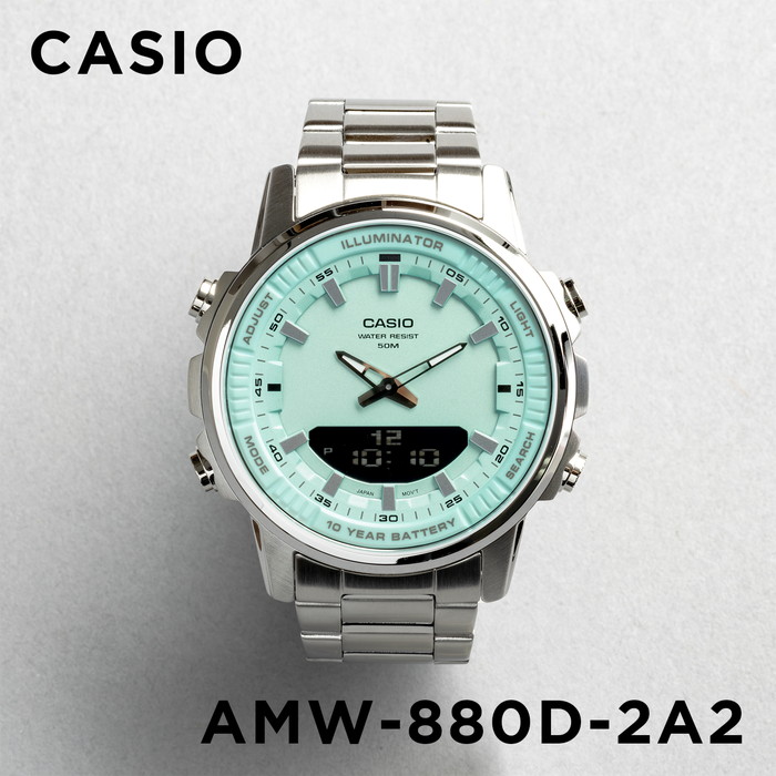 Amazon.co.jp: CASIO カシオ アナデジ AMW-880D-2A2