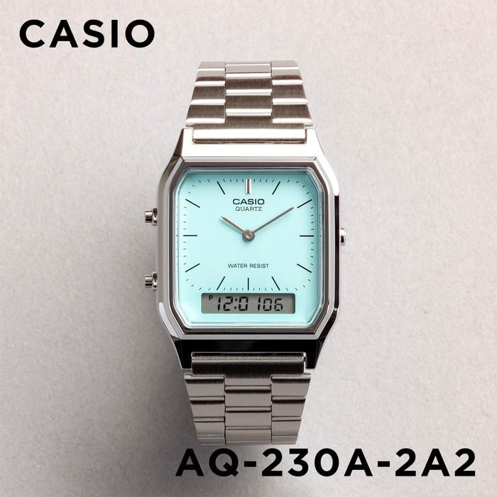 並行輸入品 10年保証 CASIO STANDARD MENS カシオ スタンダード AQ-230 腕時計 時計 ブランド メンズ チープカシオ チプカシ アナデジ 日付 角型｜timelovers｜04
