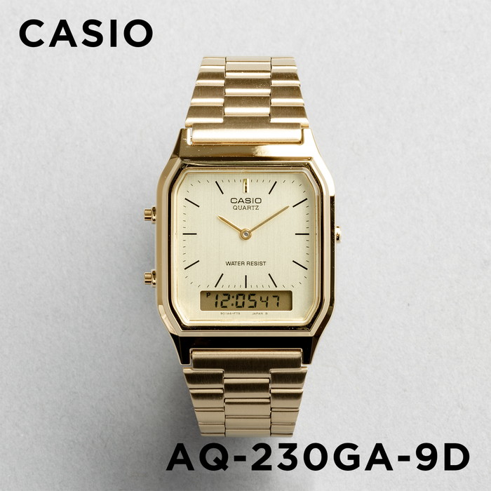 並行輸入品 10年保証 日本未発売 CASIO STANDARD MENS AQ-230GA カシオ スタンダード 腕時計 時計 ブランド メンズ 男の子 チープカシオ チプカシ アナデジ 日付｜timelovers｜03