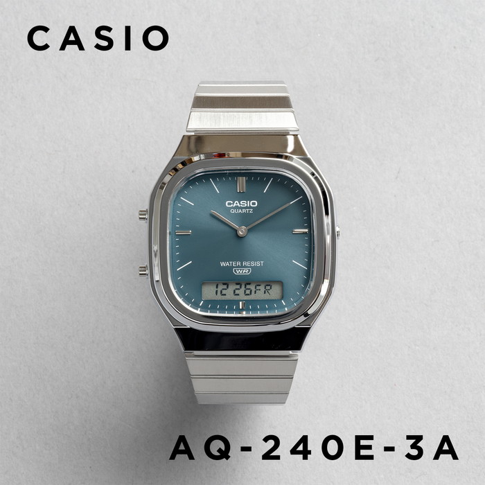 スタンダードアナデジ 10年保証 CASIO STANDARD MEN カシオ