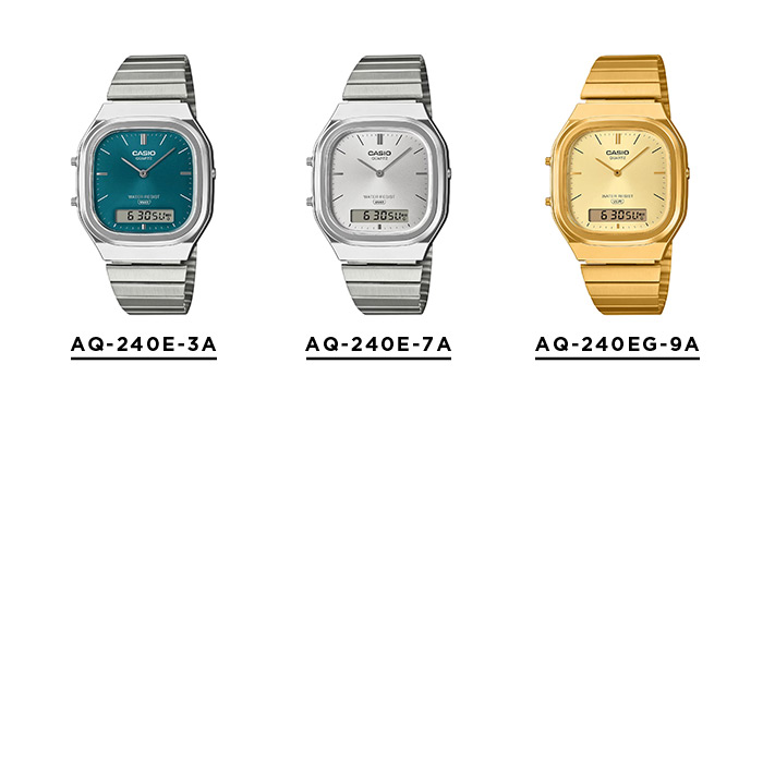 スタンダードアナデジ CASIO STANDARD MEN カシオ AQ-240E 腕時計 時計