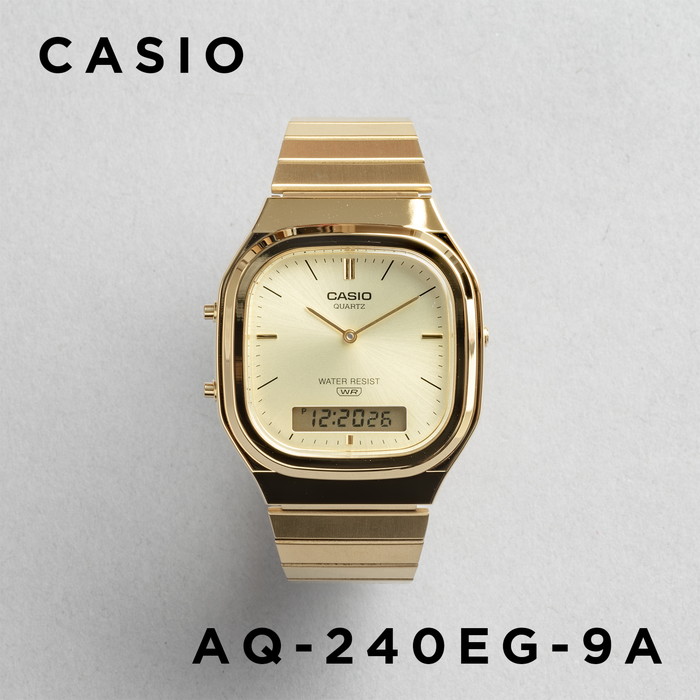 スタンダードアナデジ 10年保証 CASIO STANDARD MEN カシオ