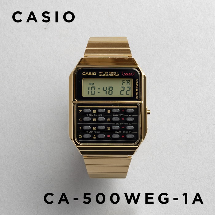【限定特価】CASIO カシオ CA-500WE-4B デジタルウォッチ CA-500WE-7B | CASIO SINGAPORE
