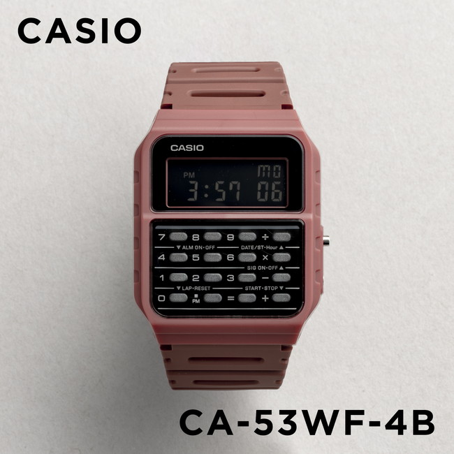 並行輸入品 10年保証 日本未発売 CASIO STANDARD CALCULATOR カシオ スタンダード CA-53WF 腕時計 時計 ブランド  メンズ チープ チプカシ デジタル 日付 電卓