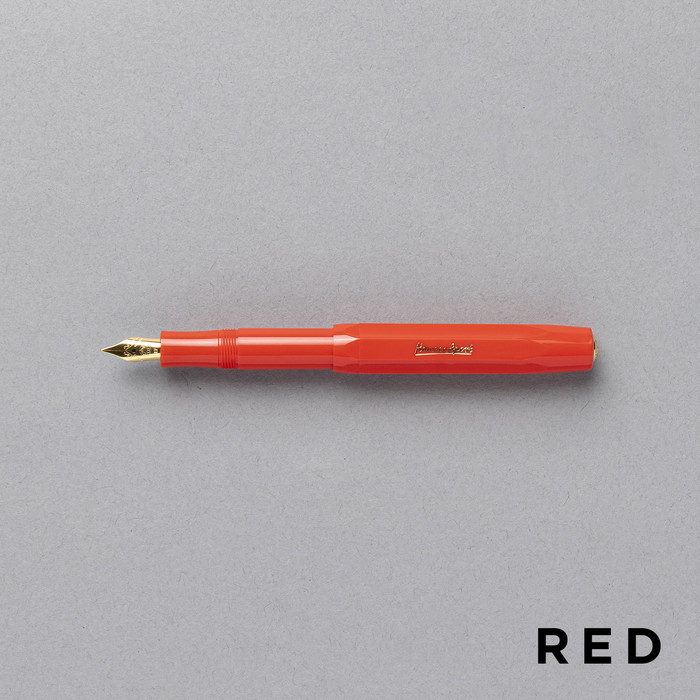 【コンバーター付き】カヴェコ ブラススポーツ 万年筆 F CLASSIC SPORT 並行輸入品 KAWECO FOUNTAIN PEN カヴェコ クラシック