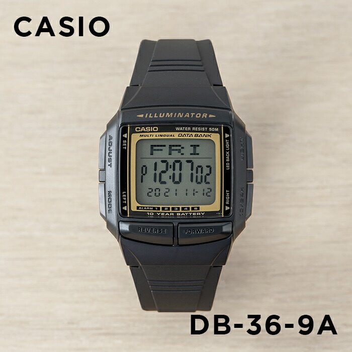 並行輸入品 10年保証 CASIO DATA BANK カシオ データバンク 腕時計 時計 ブランド...