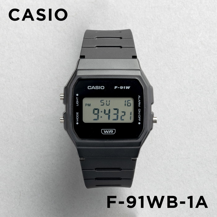 並行輸入品 10年保証 CASIO STANDARD MENS カシオ スタンダード F-91WB 腕時計 時計 ブランド メンズ 男の子  チープカシオ チプカシ デジタル 日付