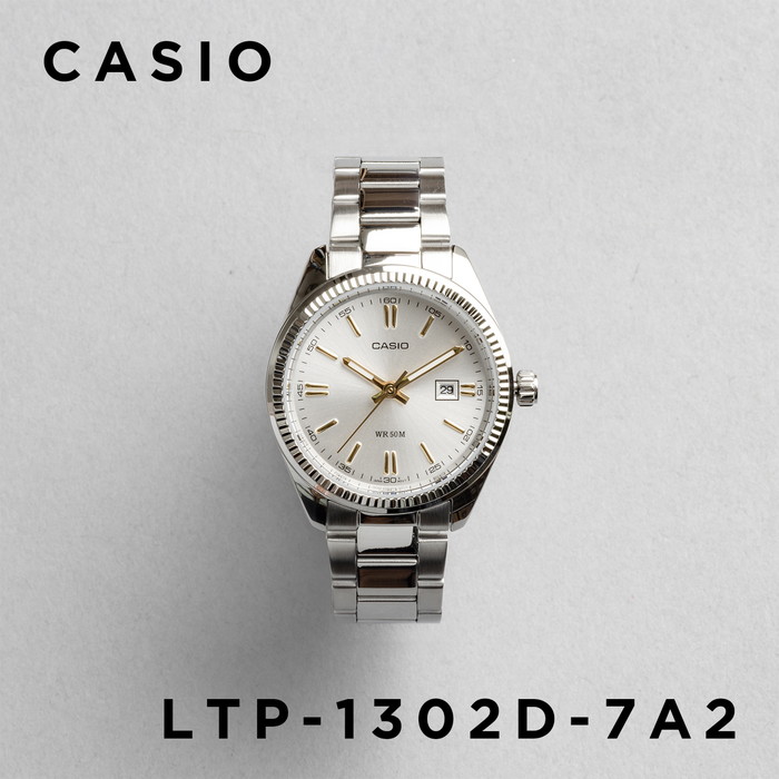 CASIO 鑑賞用メタルバンドチプカシ10本セット 時計ケース付き スタンダード（CASIO） CASIO STANDARD WOMEN カシオ LTP-1302D 腕時計