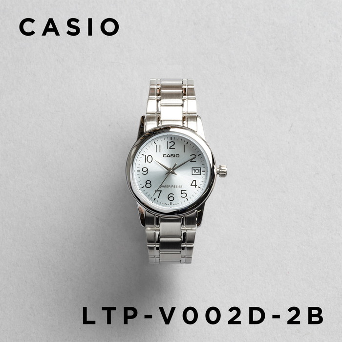 CASIO STANDARD WOMEN カシオ LTP-V002D 腕時計 時計 ブランド レディース チープカシオ チプカシ アナログ 日付 日本未発売 ギフト プレゼントの画像