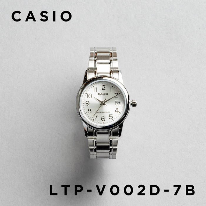 CASIO STANDARD WOMEN カシオ LTP-V002D 腕時計 時計 ブランド レディース チープカシオ チプカシ アナログ 日付 日本未発売 ギフト プレゼントの画像