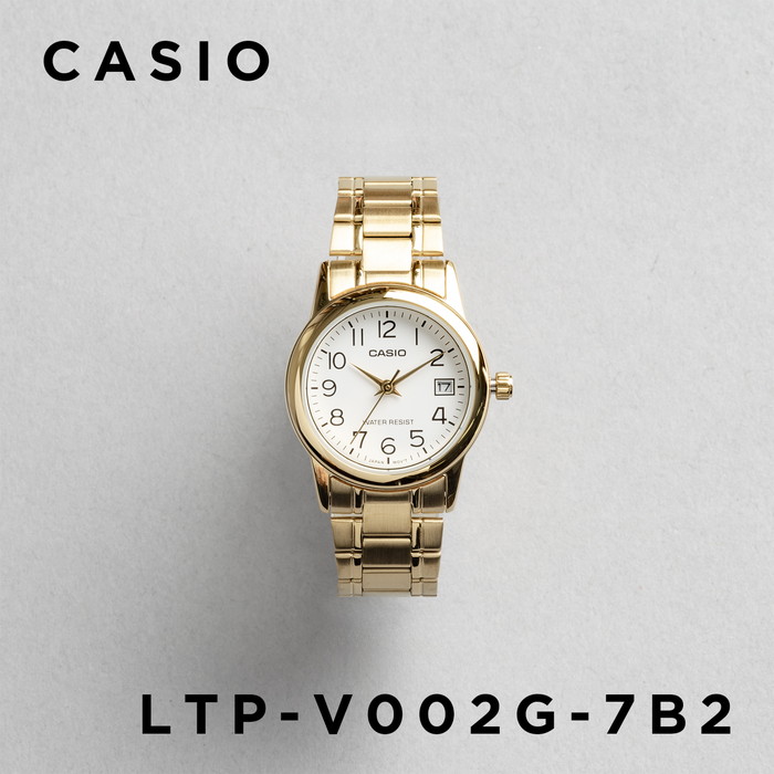 CASIO STANDARD WOMEN カシオ LTP-V002D 腕時計 時計 ブランド レディース チープカシオ チプカシ アナログ 日付 日本未発売 ギフト プレゼントの画像
