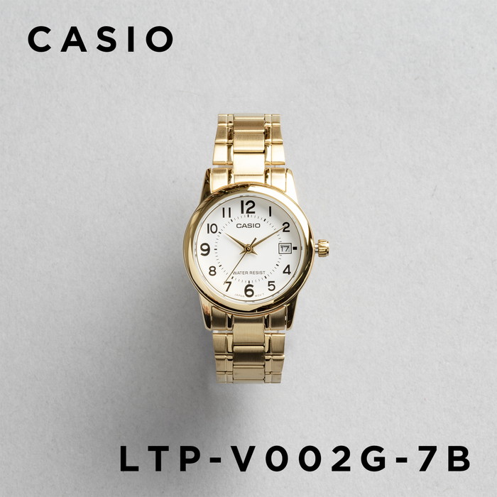 CASIO STANDARD WOMEN カシオ LTP-V002D 腕時計 時計 ブランド レディース チープカシオ チプカシ アナログ 日付 日本未発売 ギフト プレゼントの画像