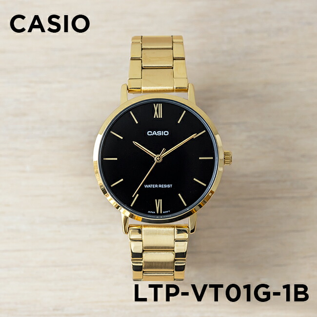CASIO STANDARD カシオ LTP-VT01G 腕時計 時計 ブランド レディース チープカシオ チプカシ アナログ 日本未発売 ギフト プレゼントの画像