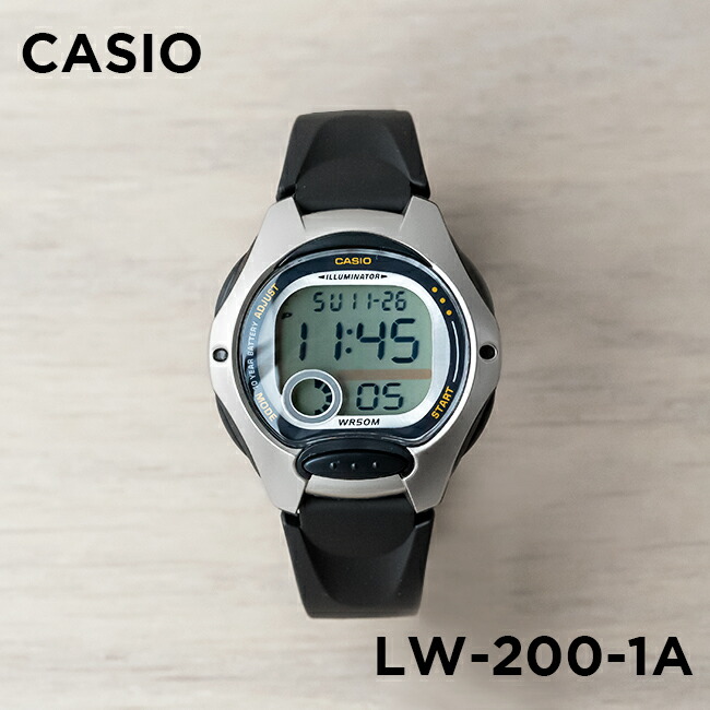 並行輸入品 10年保証 日本未発売 CASIO STANDARD カシオ スタンダード LW-200 腕時計 時計 ブランド レディース チープカシオ チプカシ デジタル 日付｜timelovers｜02
