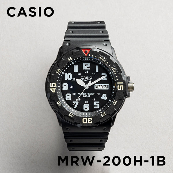 並行輸入品 10年保証 日本未発売 CASIO STANDARD MENS カシオ スタンダード MRW-200H 腕時計 時計 ブランド メンズ チープ チプカシ アナログ 日付 防水｜timelovers｜02