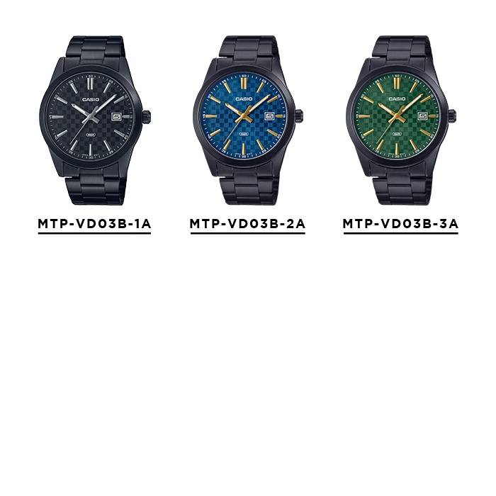 スタンダード（CASIO） CASIO STANDARD MENS カシオ MTP-VD03B 腕時計