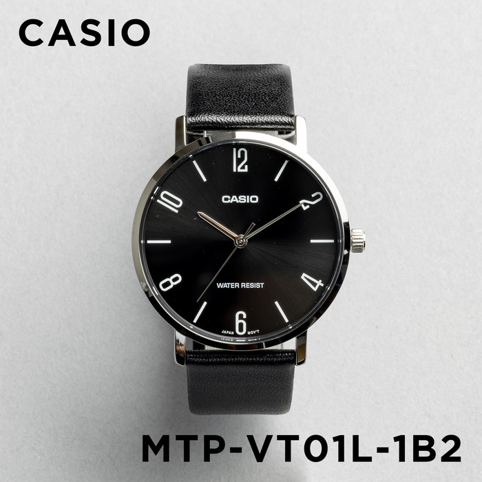 並行輸入品 10年保証 日本未発売 CASIO STANDARD MENS カシオ スタンダード MTP-VT01L 腕時計 時計 ブランド メンズ チープ チプカシ アナログ レザー｜timelovers｜03