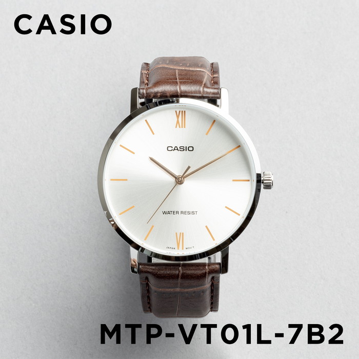 並行輸入品 10年保証 日本未発売 CASIO STANDARD MENS カシオ スタンダード MTP-VT01L 腕時計 時計 ブランド メンズ チープ チプカシ アナログ レザー｜timelovers｜07