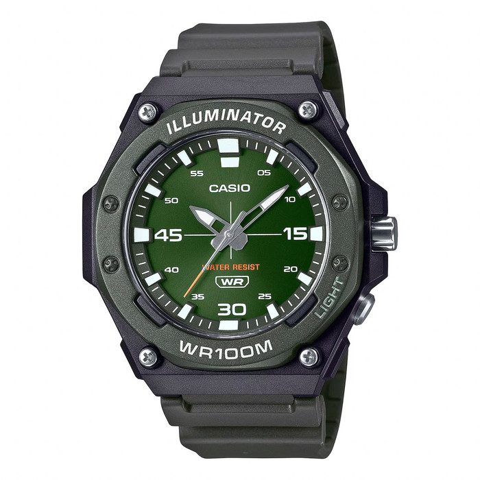 CASIO メンズ腕時計（文字盤カラー：カーキ系）｜腕時計、懐中