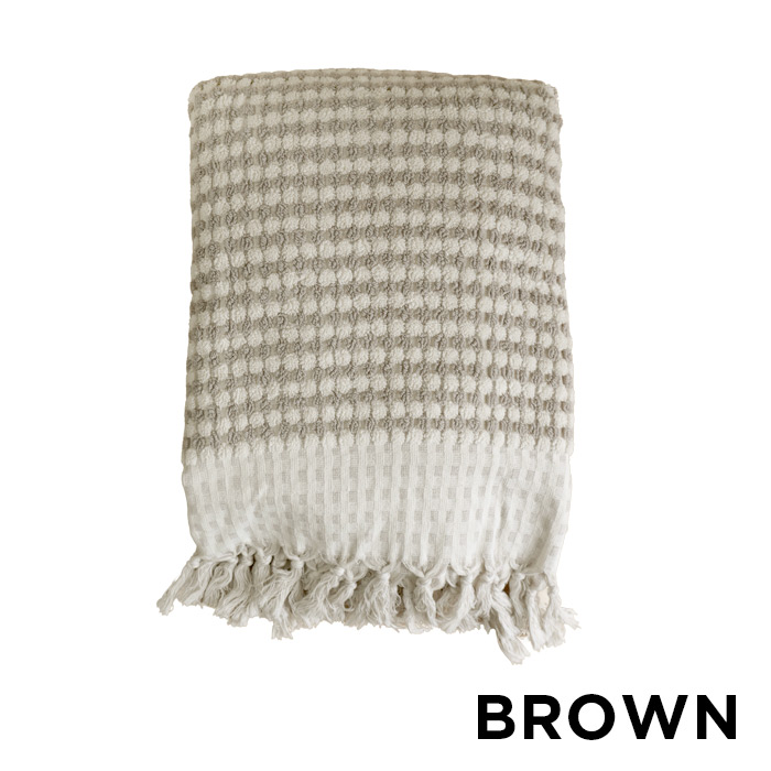 THINGS POMPOM TOWEL BLANKET ポンポン タオル ブランケット PMSQ-20