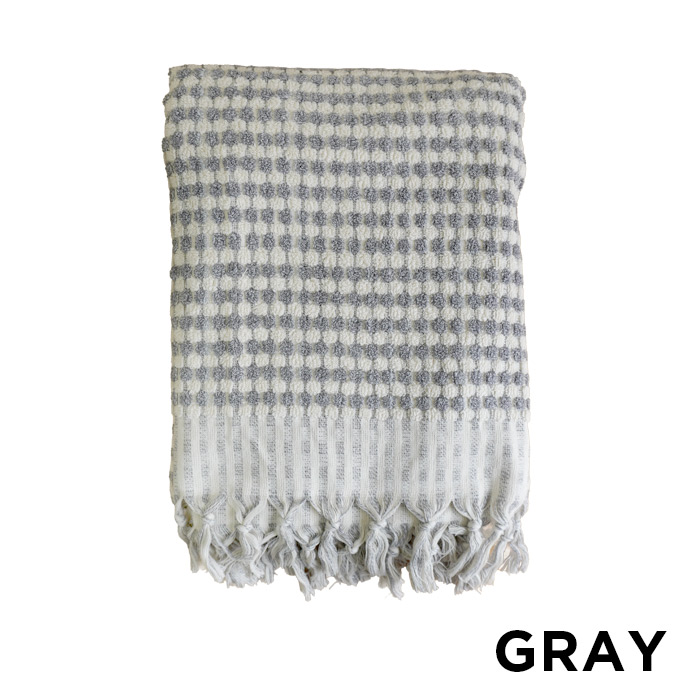THINGS POMPOM TOWEL BLANKET ポンポン タオル ブランケット PMSQ-20