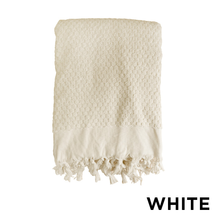 THINGS POMPOM TOWEL BLANKET ポンポン タオル ブランケット PMSQ-20