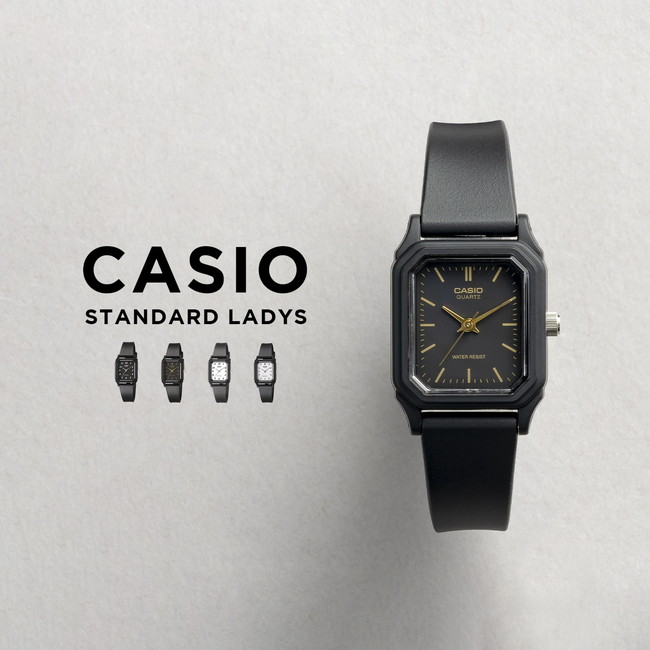 並行輸入品 10年保証 CASIO STANDARD LADYS カシオ スタンダード LQ-142 腕時計 時計 ブランド レディース チープカシオ チプカシ アナログ 角型｜timelovers