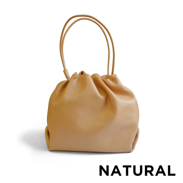 SOPO SOPO FRENCH LAMB DRAWSTRING BAG-MR ソポ ショルダーバッグ
