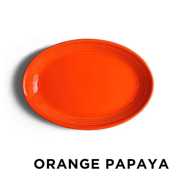TUXTON CONCENTRIX OVAL PLATE タクストン コンセントリクス オーバル