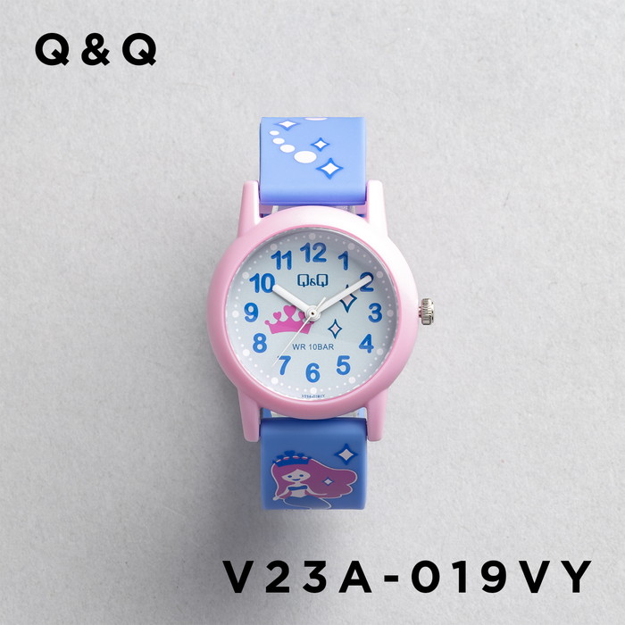 チョロQ 非売品　時計　ピンクor青or赤色 Q&Q CITIZEN Q&Q KIDS シチズン V23A 腕時計 時計 ブランド キッズ