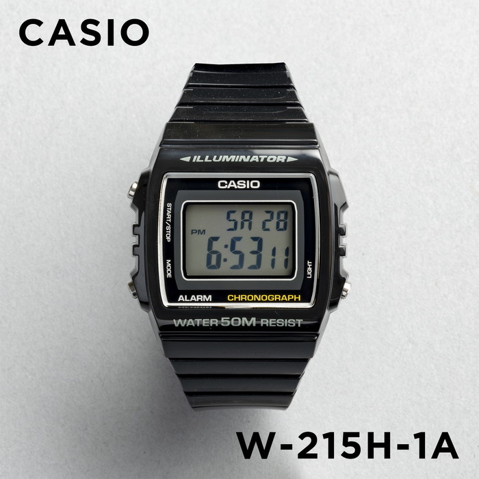並行輸入品 10年保証 CASIO STANDARD MENS カシオ スタンダード W-215H 腕時計 時計 ブランド メンズ 男の子 チープカシオ チプカシ デジタル 日付｜timelovers｜02