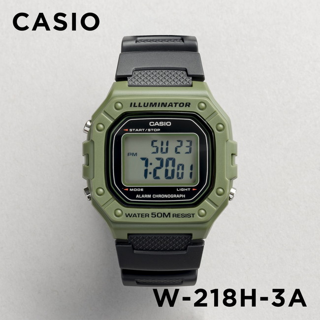 並行輸入品 10年保証 日本未発売 CASIO STANDARD MENS カシオ スタンダード W-218H 腕時計 時計 ブランド メンズ チープ  チプカシ デジタル 日付