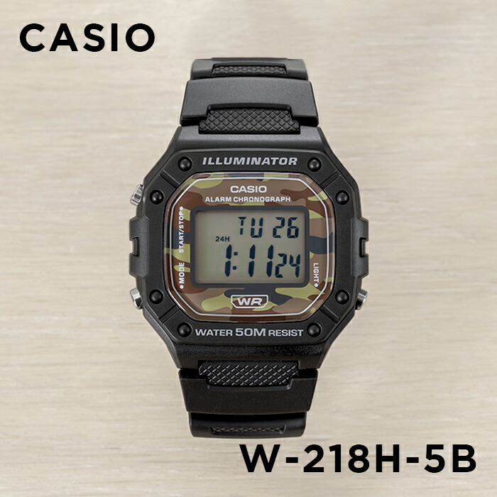 並行輸入品 10年保証 日本未発売 CASIO STANDARD カシオ スタンダード W-218H 腕時計 時計 ブランド メンズ レディースチープ チプカシ デジタル 日付｜timelovers｜02