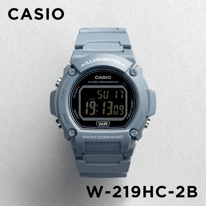 並行輸入品 10年保証 日本未発売 CASIO STANDARD MENS W-219HC カシオ スタンダード 腕時計 時計 ブランド メンズ チープカシオ チプカシ デジタル 日付 防水｜timelovers｜02