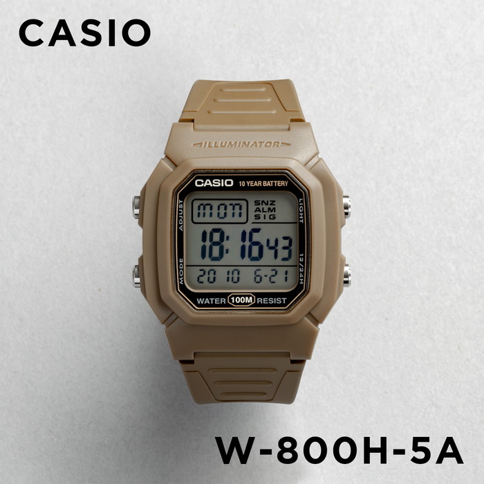 並行輸入品 10年保証 日本未発売 CASIO STANDARD MENS カシオ スタンダード W-800H 腕時計 時計 ブランド メンズ チープカシオ チプカシ デジタル 日付 防水｜timelovers｜05