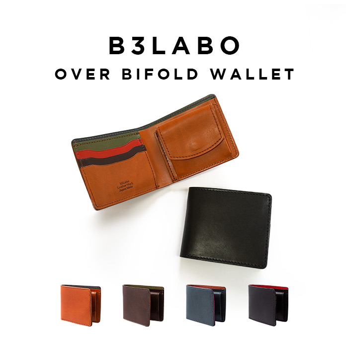 ブランドバッグ通販サイト WALLET BIFOLD OVER B3LABO ビースリーラボ 二 メンズ 財布 小物