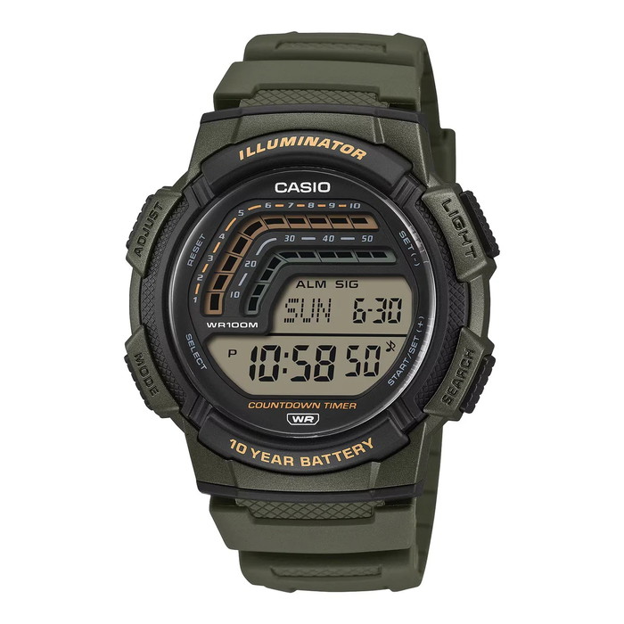 スタンダード デジタル CASIO SPORTS MEN カシオ スポーツ WS-1800