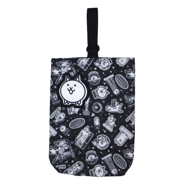 シューズバッグ キッズ にゃんこ大戦争 シューズケース 上靴袋 男の子 靴入れ 入学準備 キルティング 手提げ 習い事 |  | 01